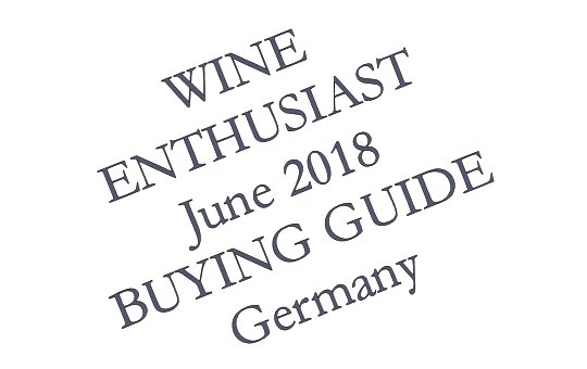 Wine Enthusiast 2018 Teaser